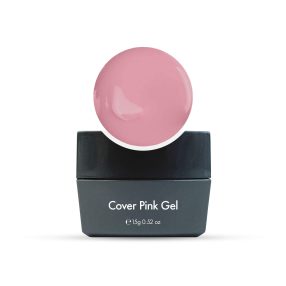 Gel Cover rosa para construcción de uñas resistentes con acabado natural y cobertura uniforme 15g