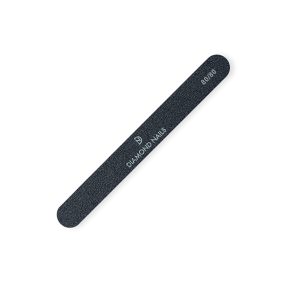 Lima profesional recta negra grano 80/80 para retirar material duro y dar forma inicial con precisión