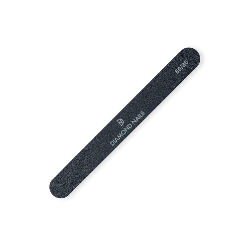 Lima profesional recta negra grano 80/80 para retirar material duro y dar forma inicial con precisión