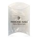Diamond Nails Tips de color transparente tamaños surtidos - 50 unidades