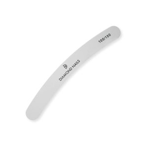 Lima curva tipo banana blanca 100/180 ideal para adaptarse a la uña y permitir limado preciso en zonas difíciles