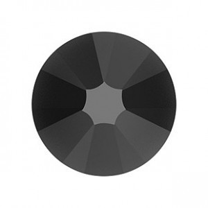 Piedras de cristal Swarovski, color negro 100 und