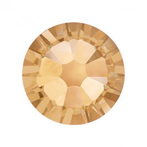 Piedras grandes de cristal Swarovski, color oro 100 und