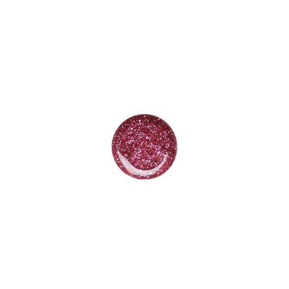 Gel de Color Rosa con Purpurina 076
