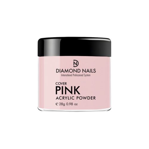 Polvo de porcelana cover rosa para uñas acrílicas con cobertura uniforme y acabado natural