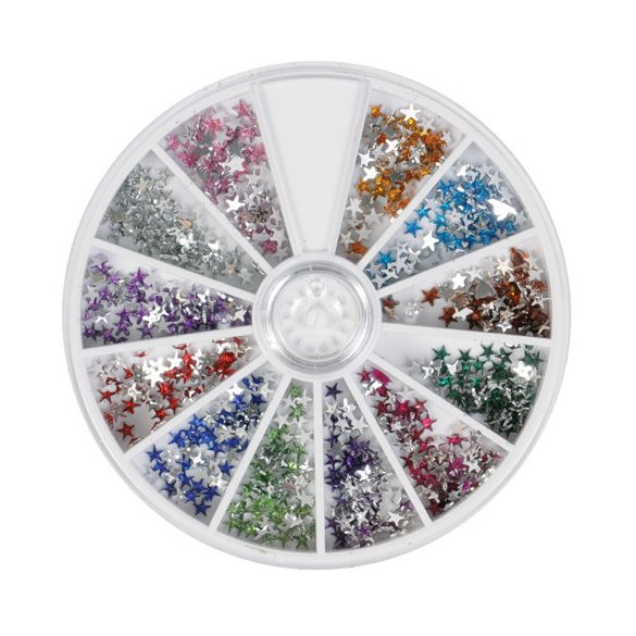 Rueda de piedras decorativas - Estrellas