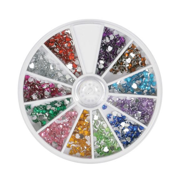Rueda de piedras decorativas - Corazón
