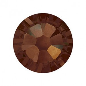 Piedras grandes de cristal Swarovski, color marrón oscuro 100 und
