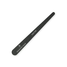 Lima en forma de gota negra grano 100/180 para dar forma precisa y suavizar uñas de gel y acrílico con acabado uniforme